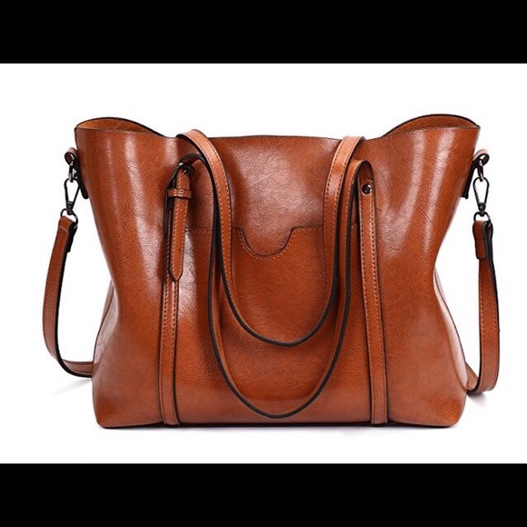 🔆Top Handle Shoulder Bag/Tote/Satchel in Brown - Picture 2 of 6